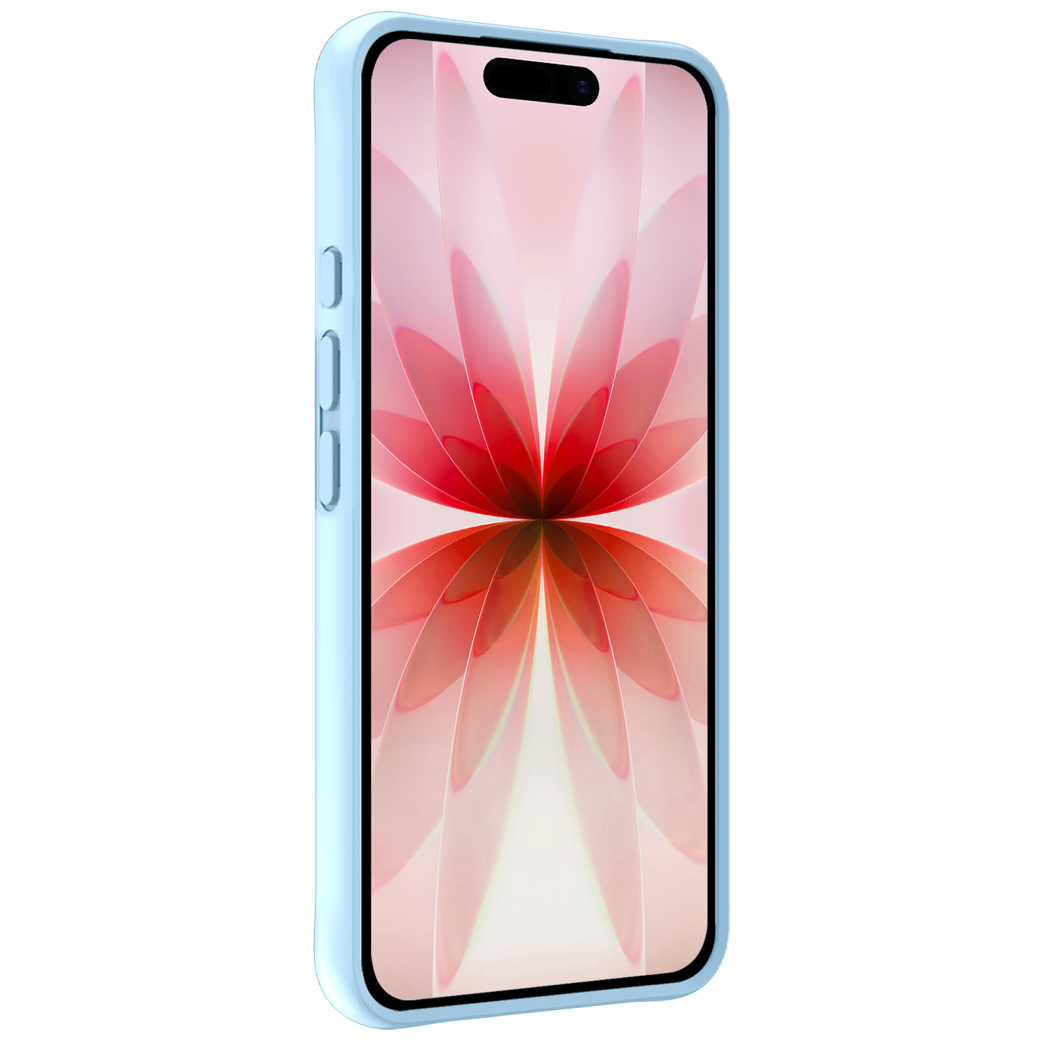 NoXx NoXx iPhone 17 Hoesje Siliconen - Lichtblauw