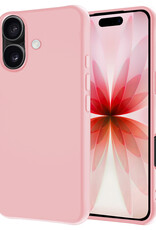 NoXx NoXx iPhone 17 Hoesje Siliconen - Lichtroze