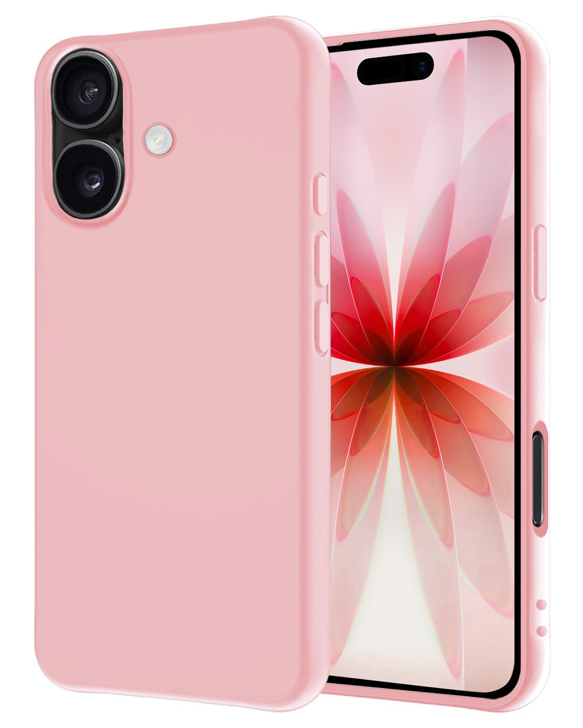 NoXx NoXx iPhone 17 Hoesje Siliconen - Lichtroze