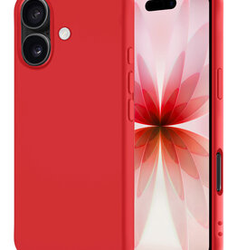NoXx NoXx iPhone 17 Hoesje Siliconen - Rood