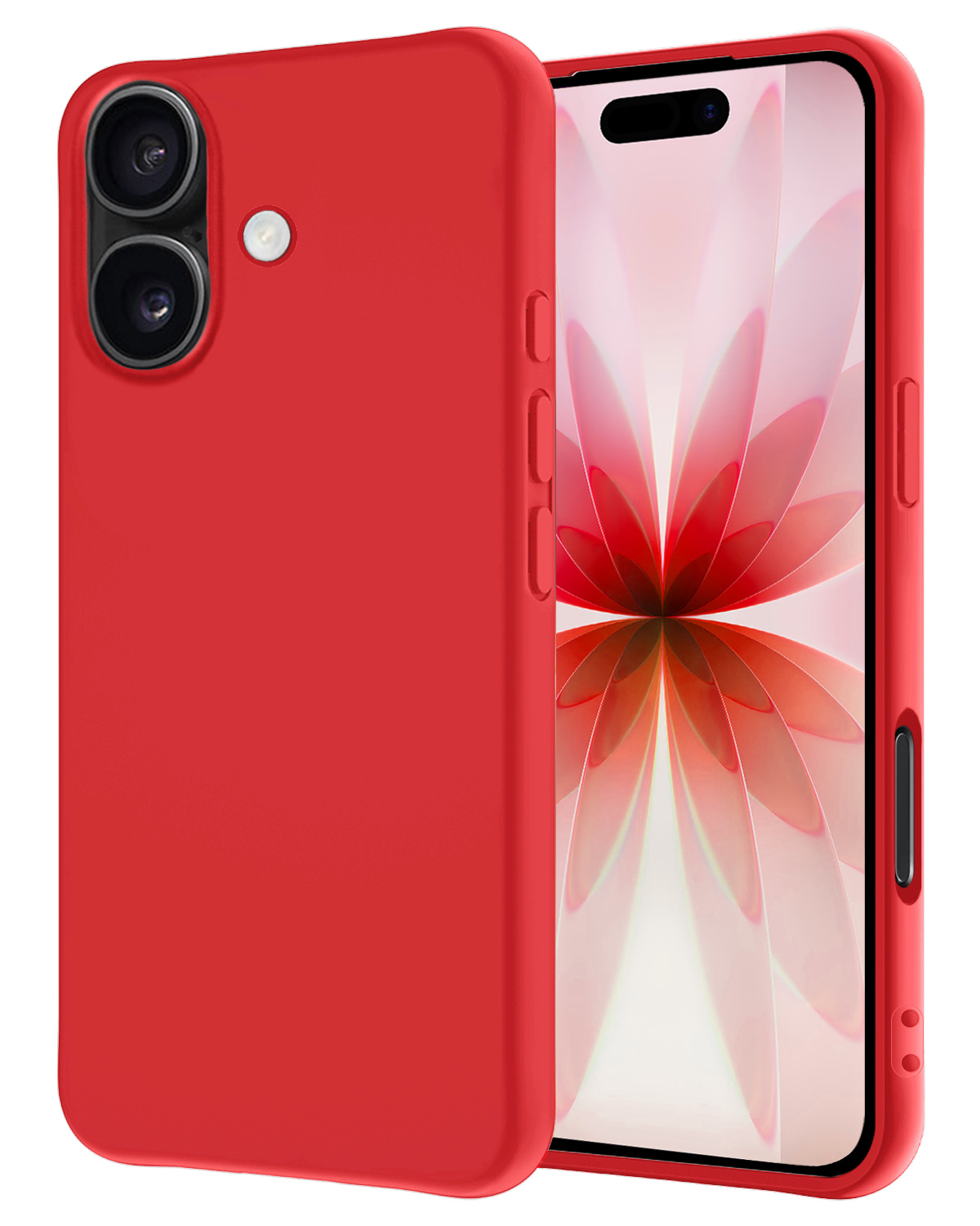 NoXx NoXx iPhone 17 Hoesje Siliconen - Rood