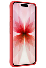 NoXx NoXx iPhone 17 Hoesje Siliconen - Rood
