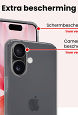 NoXx NoXx iPhone 17 Hoesje Siliconen - Transparant