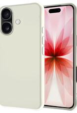 NoXx NoXx iPhone 17 Hoesje Siliconen - Wit