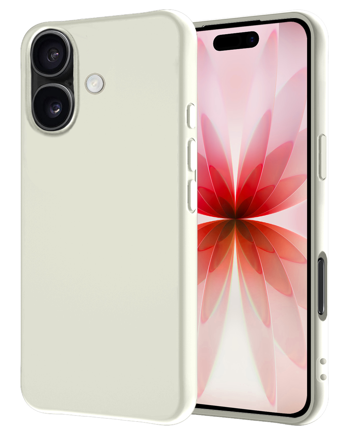 NoXx NoXx iPhone 17 Hoesje Siliconen - Wit