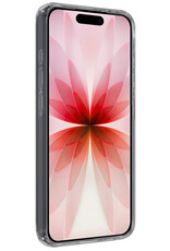 NoXx NoXx iPhone 17 Hoesje Siliconen Met Screenprotector Met Dichte Notch - Transparant