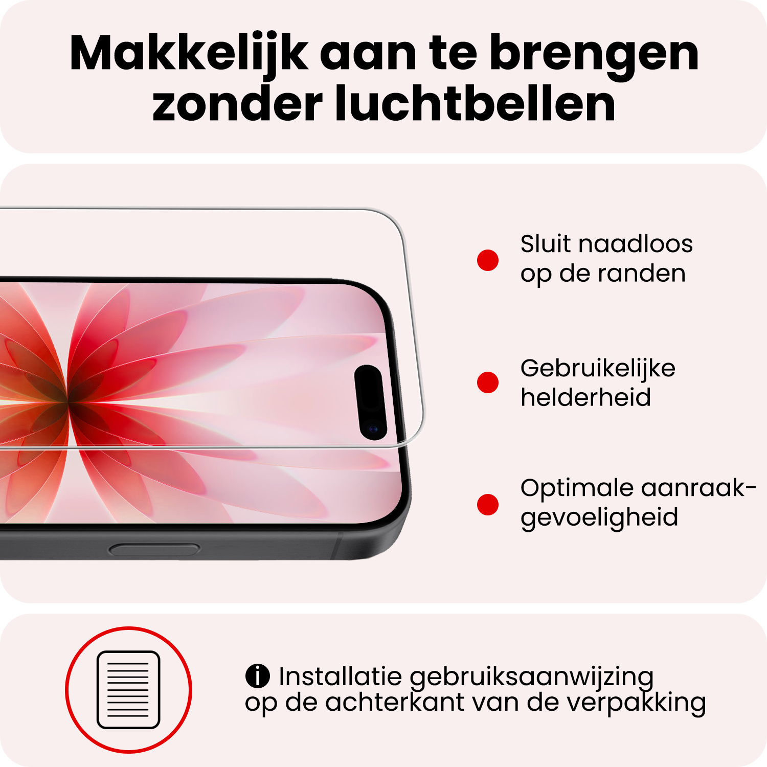 NoXx NoXx iPhone 17 Hoesje Siliconen Met 2x Screenprotector Met Dichte Notch - Donkerblauw