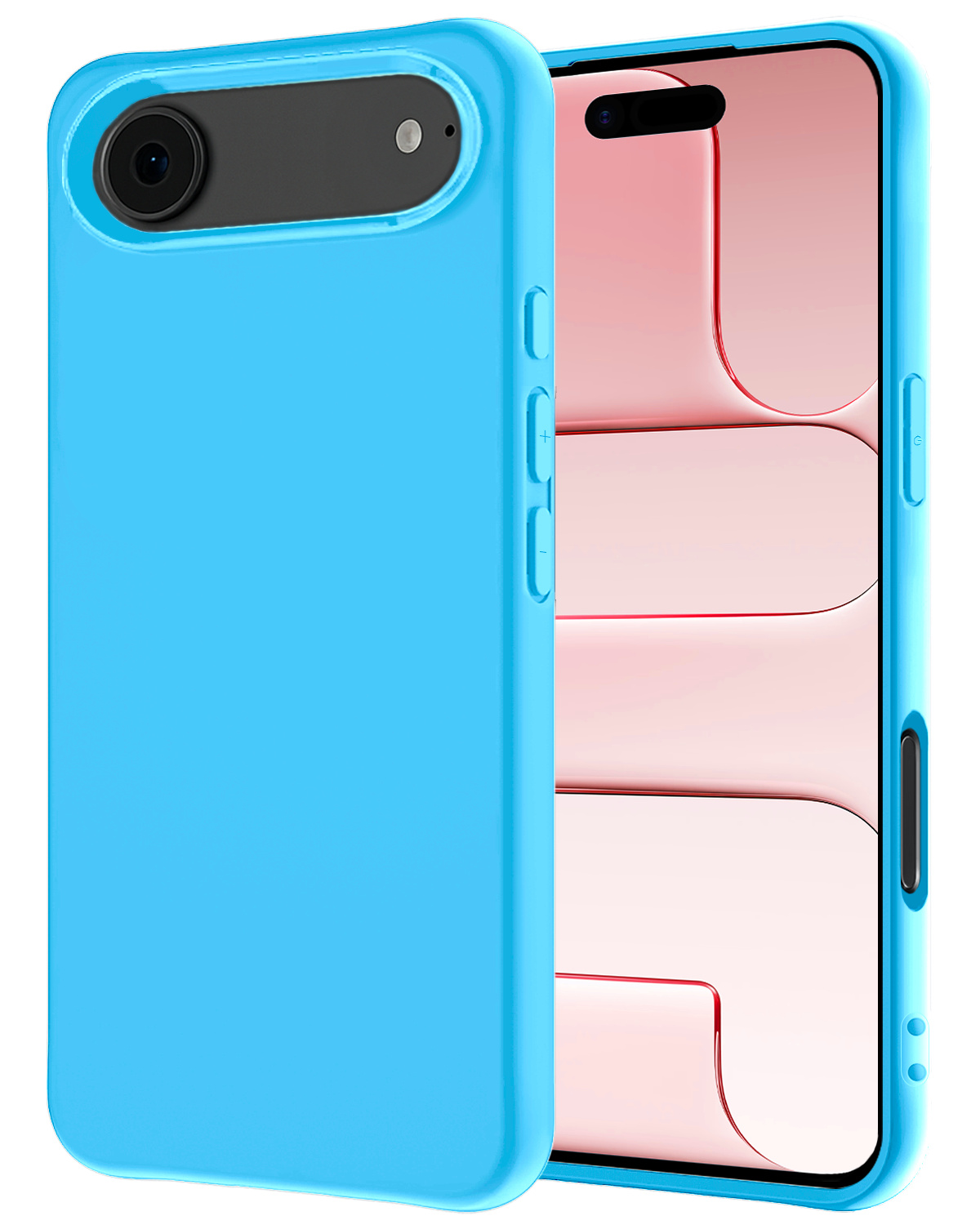 NoXx NoXx iPhone Air Hoesje Siliconen - Lichtblauw