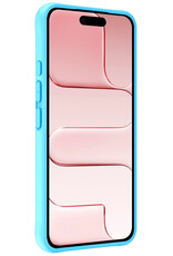 NoXx NoXx iPhone Air Hoesje Siliconen - Lichtblauw