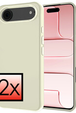 NoXx NoXx iPhone Air Hoesje Siliconen - Wit - 2 PACK