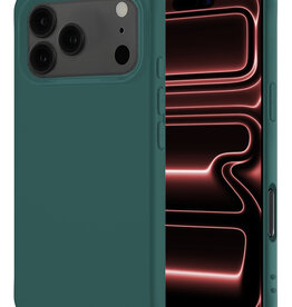 NoXx NoXx iPhone 17 Pro Hoesje Siliconen - Donkergroen