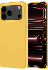 NoXx NoXx iPhone 17 Pro Hoesje Siliconen - Geel