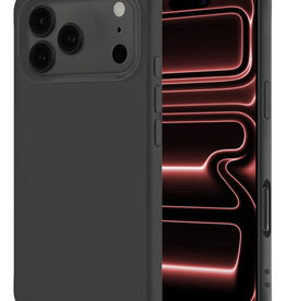 NoXx NoXx iPhone 17 Pro Hoesje Siliconen - Zwart