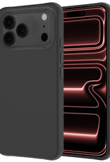 NoXx NoXx iPhone 17 Pro Max Hoesje Siliconen - Zwart