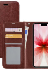 NoXx NoXx iPhone 17 Hoesje Bookcase - Bruin