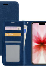 NoXx NoXx iPhone 17 Hoesje Bookcase - Donkerblauw