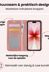 NoXx NoXx iPhone 17 Hoesje Bookcase - Rose Goud
