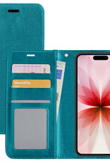 NoXx NoXx iPhone 17 Hoesje Bookcase - Turquoise