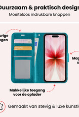 NoXx NoXx iPhone 17 Hoesje Bookcase - Turquoise