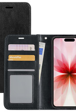 NoXx NoXx iPhone 17 Hoesje Bookcase - Zwart