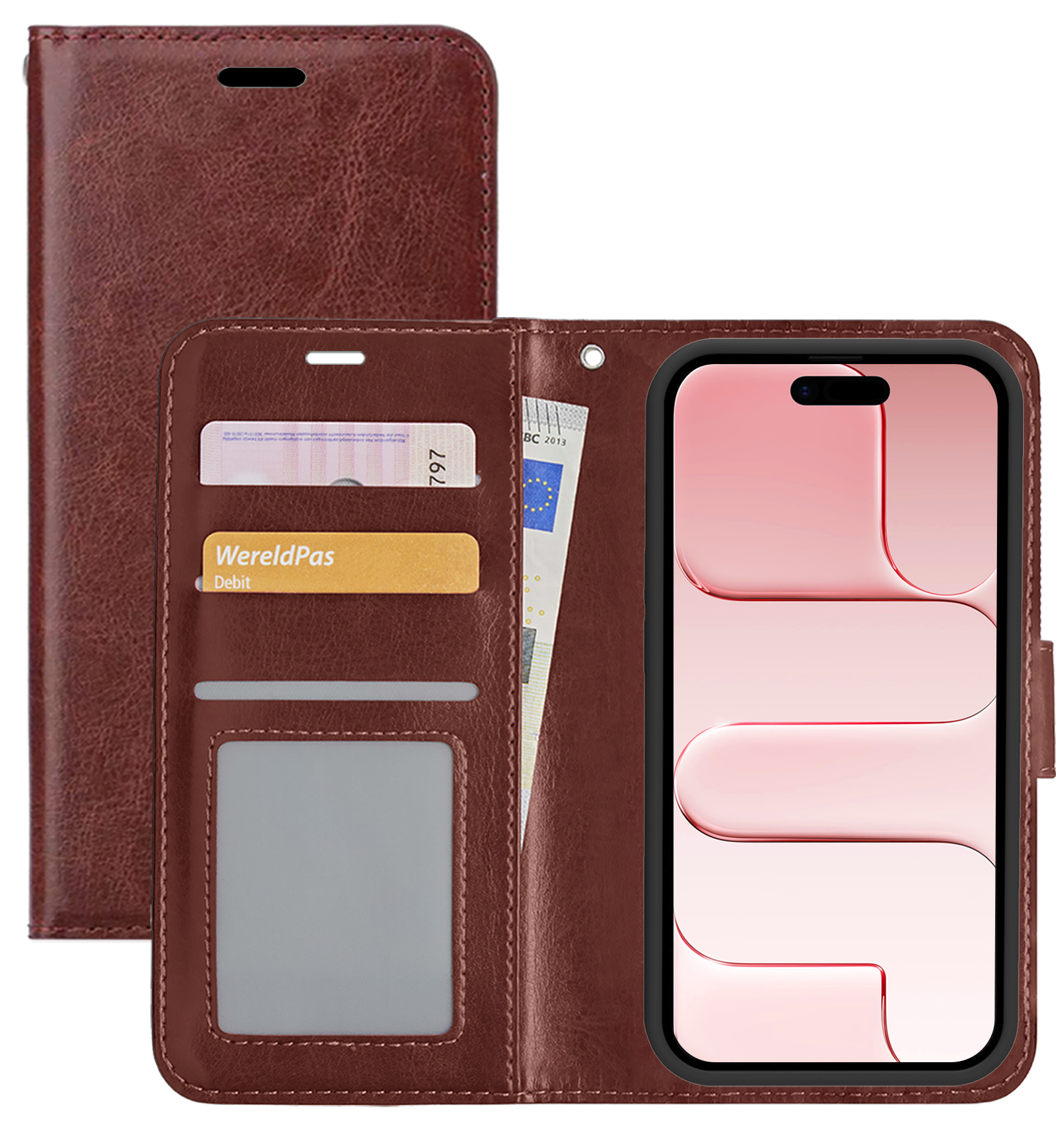 NoXx NoXx iPhone Air Hoesje Bookcase - Bruin