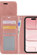 NoXx NoXx iPhone Air Hoesje Bookcase - Rose Goud