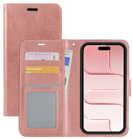 NoXx NoXx iPhone Air Hoesje Bookcase - Rose Goud