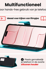 NoXx NoXx iPhone Air Hoesje Bookcase Met 2x Screenprotector - Turquoise