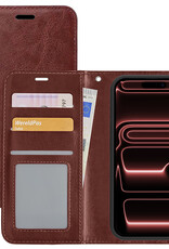NoXx NoXx iPhone 17 Pro Hoesje Bookcase - Bruin