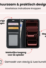 NoXx NoXx iPhone 17 Pro Hoesje Bookcase - Zwart