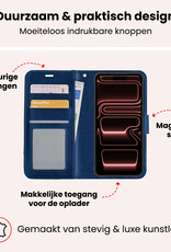 NoXx NoXx iPhone 17 Pro Max Hoesje Bookcase - Donkerblauw