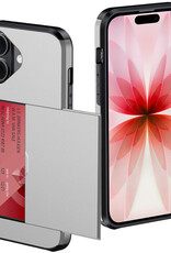 NoXx NoXx iPhone 17 Hoesje Pashouder Hard - Grijs