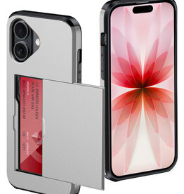 NoXx NoXx iPhone 17 Hoesje Pashouder Hard - Grijs