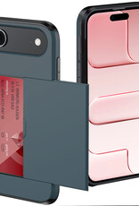 NoXx NoXx iPhone Air Hoesje Pashouder Hard - Donker Blauw