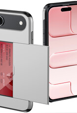 NoXx NoXx iPhone Air Hoesje Pashouder Hard - Grijs