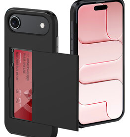 NoXx NoXx iPhone Air Hoesje Pashouder Hard - Zwart