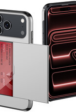 NoXx NoXx iPhone 17 Pro Max Hoesje Pashouder Hard - Grijs