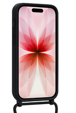 NoXx NoXx iPhone 17 Hoesje Pashouder met Koord - Zwart