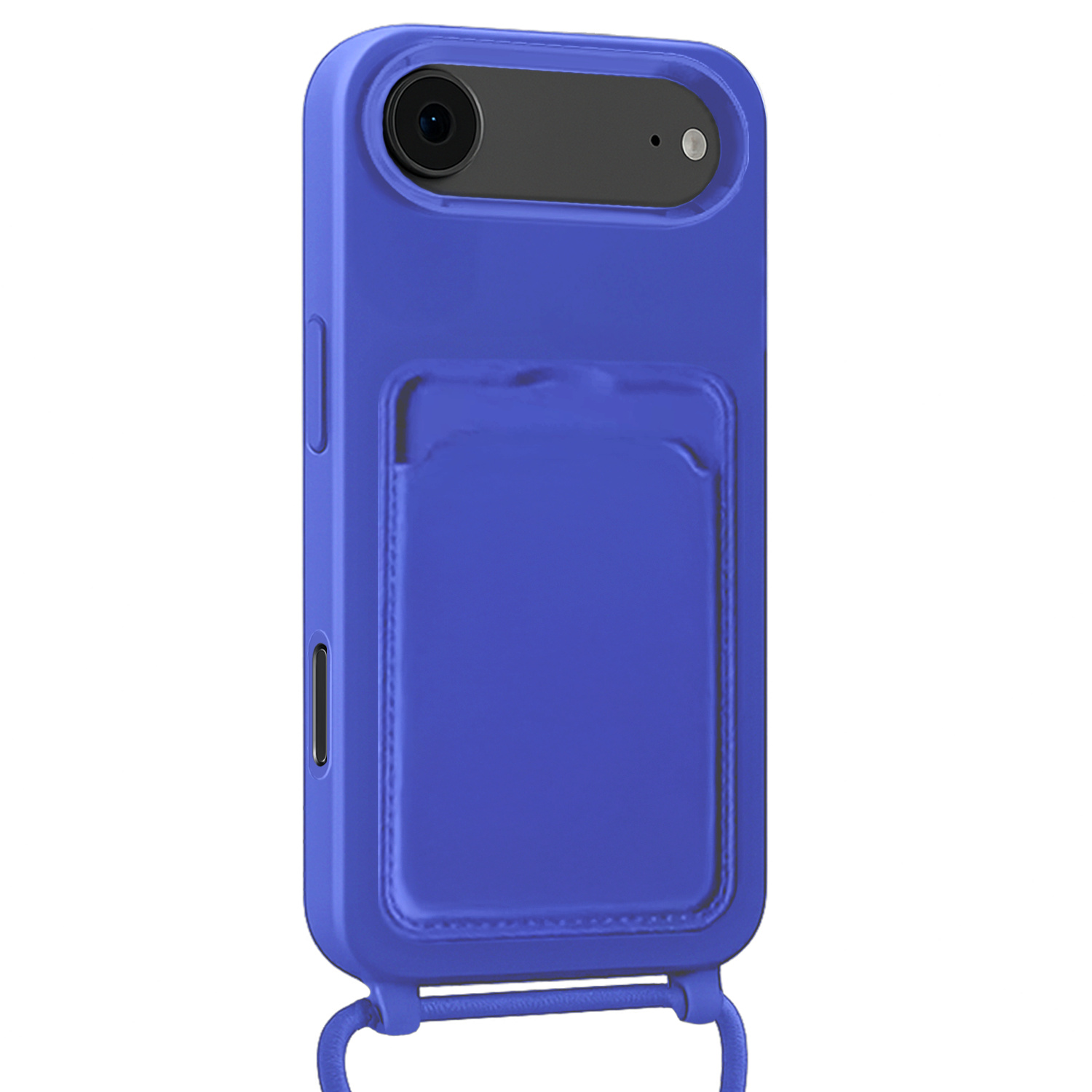 NoXx NoXx iPhone Air Hoesje Pashouder met Koord - Fel Blauw
