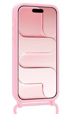 NoXx NoXx iPhone Air Hoesje Pashouder met Koord - Lichtroze
