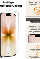 Nomfy Nomfy iPhone 17 Screenprotector Glas Met Dichte Notch