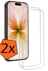 Nomfy Nomfy iPhone 17 Screenprotector Glas Met Dichte Notch - 2 PACK