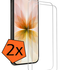 Nomfy Nomfy iPhone 17 Screenprotector Glas Met Dichte Notch - 2 PACK