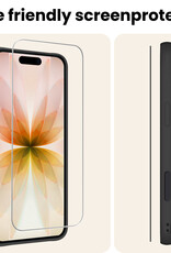 Nomfy Nomfy iPhone 17 Screenprotector Glas Met Dichte Notch - 2 PACK