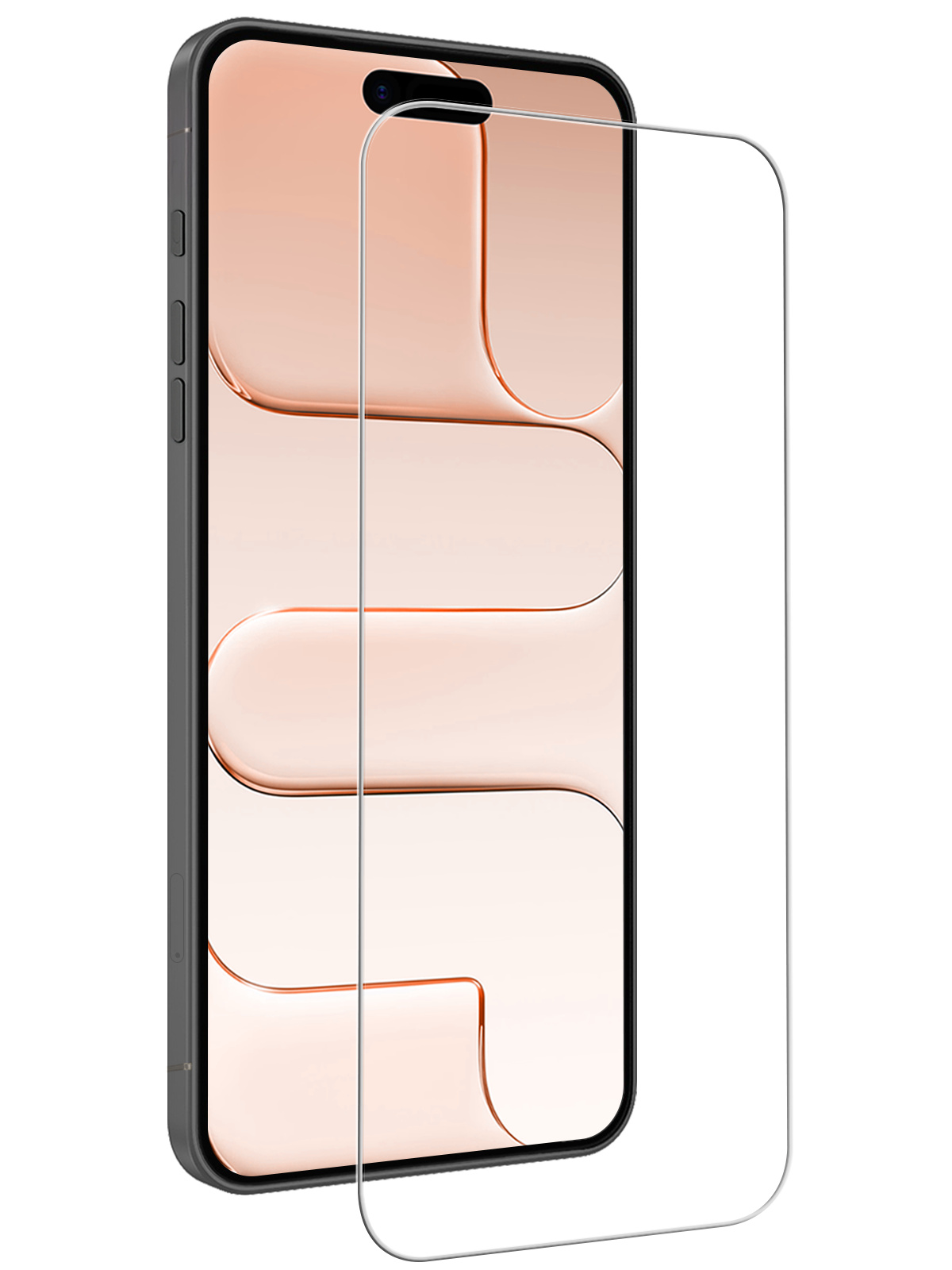 Nomfy Nomfy iPhone Air Screenprotector Glas Met Dichte Notch