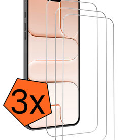 Nomfy Nomfy iPhone Air Screenprotector Glas Met Dichte Notch - 3 PACK