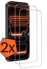 Nomfy Nomfy iPhone 17 Pro Max Screenprotector Glas Met Dichte Notch - 2 PACK