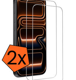 Nomfy Nomfy iPhone 17 Pro Max Screenprotector Glas Met Dichte Notch - 2 PACK