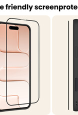 Nomfy Nomfy iPhone Air Screenprotector Glas Full Cover 2D - 3 PACK