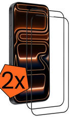 Nomfy Nomfy iPhone 17 Pro Max Screenprotector Glas Full Cover 2D - 2 PACK